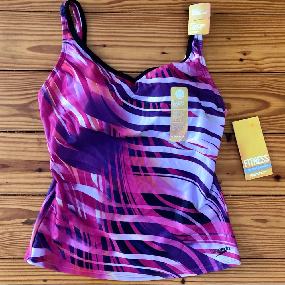 Speedo purple swim tankini